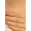 Kadın Gümüş Kolye - Zirkon Taşlı Rose Kemal Atatürk Imzalı Ay Yıldız Gümüş Kolye Gklayyldzm4-ros Kadın Gümüş Kolye - Zirkon Taşlı Rose Kemal Atatürk Imzalı Ay Yıldız Gümüş Kolye Gklayyldzm4-ros