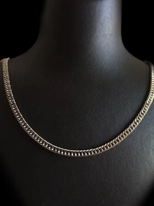 Çelik Gurmet Erkek Kolye Zincir Sık Örüm İnce Kalınlıkta CKLGMSGRMT1