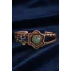 Kadın Bakır Bileklik - Yeşil Aventurin Taşlı Çiçek Model Kadın Bilezik Metal Kutu ve Doğal Taşlar Kadın Bakır Bileklik - Yeşil Aventurin Taşlı Çiçek Model Kadın Bilezik Metal Kutu ve Doğal Taşlar
