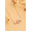 Kadın Gümüş Kolye - Rose Altın Kaplama Zirkon Taşlı Kalp Motifli Gümüş Kolye Kadın Gümüş Kolye - Rose Altın Kaplama Zirkon Taşlı Kalp Motifli Gümüş Kolye