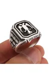 Çift Başlı Kartal Gümüş Erkek Yüzük Çift Başlı Kartal Gümüş Erkek Yüzük