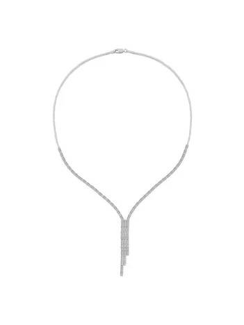 Lida Zirkon Taşlı Bayan Gümüş Kolye