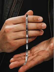 Erkek Gümüş Bileklik - Roleks Tasarım Parlak Gurmet Model 925 Ayar Erkek Bileklik