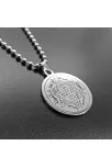 Hz. Süleyman Mührü Erkek Bayan Çelik Kolye Zincir CKLGMSSLMHR