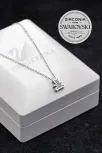 Kadın Gümüş Kolye - Swarovski Taşlı Zirconia Ayıcık Motifli Kadın Kolye