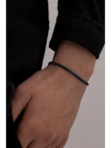 Erkek Çelik Bileklik - Mavi Sarp Model Erkek Bileklik