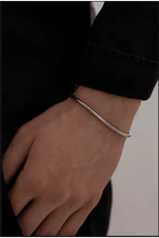 Sarp Model Kadın Erkek Çelik Bileklik