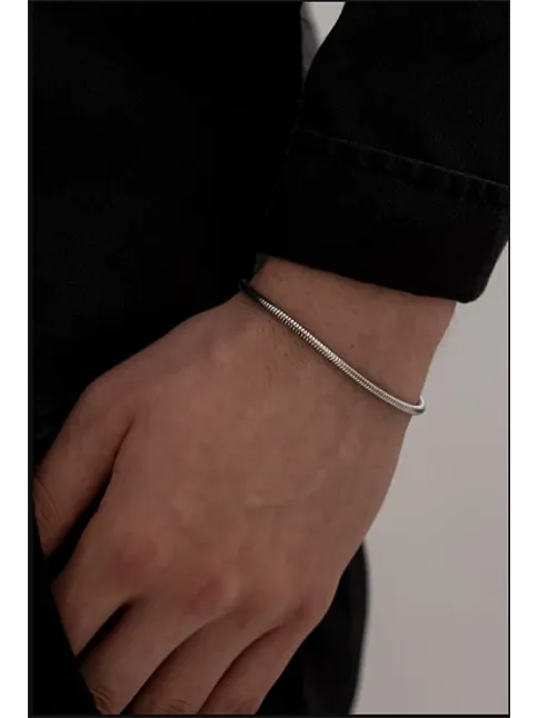 Sarp Model Kadın Erkek Çelik Bileklik