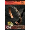 Copper Wave Bakır Kelepçe Bilezik Erkek Kadın Doğal Taşı ve Metal Kutulu Copper Wave Bakır Kelepçe Bilezik Erkek Kadın Doğal Taşı ve Metal Kutulu