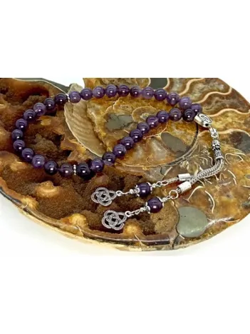 Ametist Doğaltaş Tespih