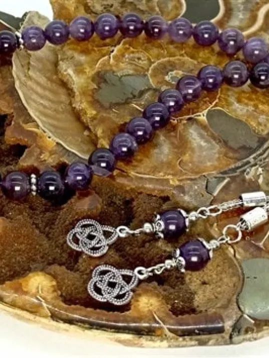 Ametist Doğaltaş Tespih