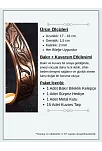 Erkek Kadın Bakır Bileklik - İçi Zırh Ve Koruma Dualı Üstü Lale İşlemeli Bakır Bilezik Bileklik