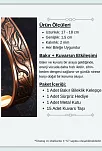 Erkek Kadın Bakır Bileklik - İçi Zırh Ve Koruma Dualı Üstü Lale İşlemeli Bakır Bilezik Bileklik