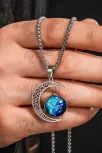 Lunara Steel Ay Figürlü Kozmik Taşlı Erkek Kolye Polo Zincir Kararmaz Çelik Lunara Steel Ay Figürlü Kozmik Taşlı Erkek Kolye Polo Zincir Kararmaz Çelik
