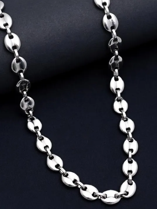 Erkek Çelik Kolye - Gemici Kalın Model Erkek Çelik Kolye - Paslanmaz Çelik