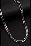 Erkek Kolye - Gurmet Model Erkek Çelik Kolye - Alacalı Renk - 6 Mm Kalınlık - Paslanmaz Çelik