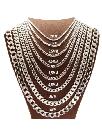 Gümüş Gurmet Zinciri Erkek Bayan Gümüş Kolye Zincir