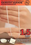 Kadın Gümüş Kolye - Forse Model 925 Ayar kadın Gümüş Kolye Zincir