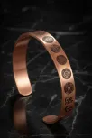 Erkek Kadın Bakır Bileklik - Lazer Kazımalı Dualı Bakır Bileklik