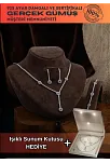 Ahenk Bayan Zümrüt Taşlı Gümüş Su Yolu Set - Kolye, Bileklik, Küpe, Yüzük Ahenk Bayan Zümrüt Taşlı Gümüş Su Yolu Set - Kolye, Bileklik, Küpe, Yüzük