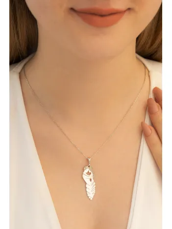 Kadın Gümüş Kolye - Söz Dizisi Kolye Bayan Gümüş Kolye Söz Kolyesi