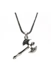 Balta Figürlü Erkek Gümüş Kolye Zincir Balta Figürlü Erkek Gümüş Kolye Zincir