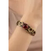 Kadın Bakır Bileklik - Kırmızı Akik Taş Halkalı Model Bakır Bilezik Metal Kutu Ve Doğal Taşlar Kadın Bakır Bileklik - Kırmızı Akik Taş Halkalı Model Bakır Bilezik Metal Kutu Ve Doğal Taşlar