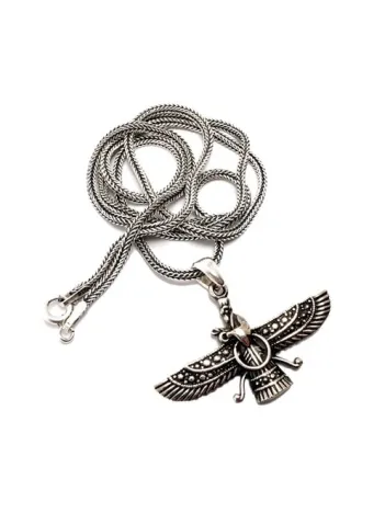 Ahura Mazda Erkek Gümüş Kolye Zincir Küçük Boy