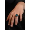 Blue Topaz Aqua Marin Taşlı Kubbe Model Yanı Teşkilat-ı Mahsusa İşlemeli Erkek Gümüş Yüzük Blue Topaz Aqua Marin Taşlı Kubbe Model Yanı Teşkilat-ı Mahsusa İşlemeli Erkek Gümüş Yüzük