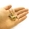 At Figür Erkek Bayan Çelik Kolye Çelik Burma Zincir CKLATLFIGUR-ALT At Figür Erkek Bayan Çelik Kolye Çelik Burma Zincir CKLATLFIGUR-ALT