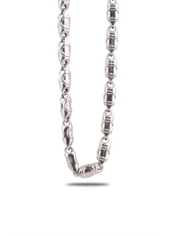 5mm Arpa Model Erkek 925 Ayar Gümüş Kolye Zincir GKLARPAMODL-GMS