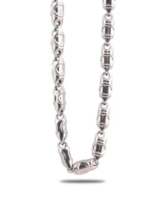 5mm Arpa Model Erkek 925 Ayar Gümüş Kolye Zincir GKLARPAMODL-GMS