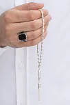 Gümüş Tespih Arpa Kesim Orta Bilek Boy 18gr Gümüş Tespih Arpa Kesim Orta Bilek Boy 18gr