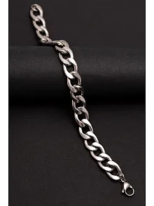 Erkek Bileklik - Gurmet Erkek Çelik Bileklik 11 Mm Kalın Model