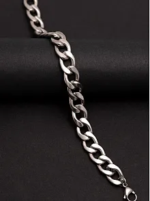 Erkek Bileklik - Gurmet Erkek Çelik Bileklik 11 Mm Kalın Model