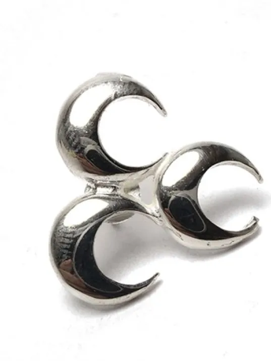 Üç Hilal Mhp Ülkücü Gümüş Rozet Üç Hilal Mhp Ülkücü Gümüş Rozet