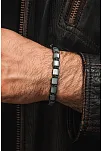 Erkek Kadın Doğal Taş Bileklik - Hematit Doğal Taşlı Sarı Makrome Model Unisex Bileklik