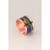 Kadın Bakır Bileklik Yüzük Set - Diana Model Özel Baskı Metal Kutu Ve Kuvars Taşı Kadın Bakır Bileklik Yüzük Set - Diana Model Özel Baskı Metal Kutu Ve Kuvars Taşı