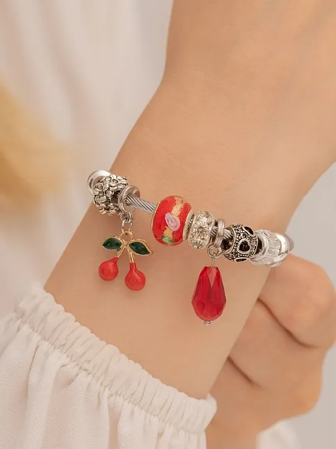 Kadın Çelik Bileklik - Charm Model Bileklik - Charm Model Kadın Bileklik