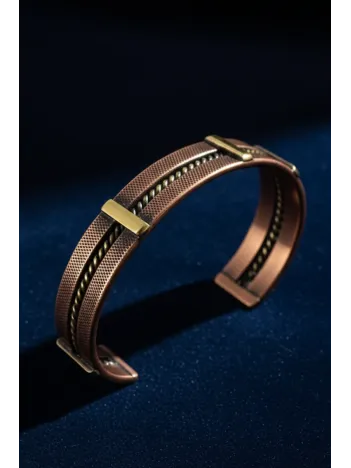 Erkek Kadın Bakır Bileklik - Atlas Otantik Model Bakır Bilezik Metal Kutu Ve Doğal Taşlar Erkek Kadın Bakır Bileklik - Atlas Otantik Model Bakır Bilezik Metal Kutu Ve Doğal Taşlar