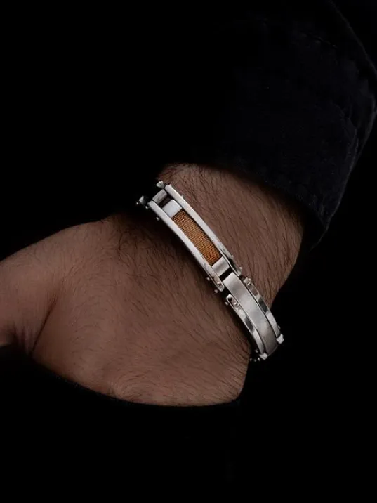 Erkek Çelik Bileklik - Fantom Model Çelik Bileklik