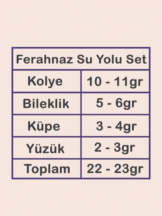 Kadın Gümüş Takı Seti - Ferahnaz Baget Taşlı Zirkon Süslemeli 925 Ayar Kolye, Bileklik, Yüzük, Küpe Tam Set