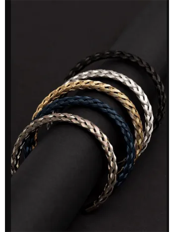 Modern Örgü Tasarım Erkek Çelik Bileklik Modern Örgü Tasarım Erkek Çelik Bileklik