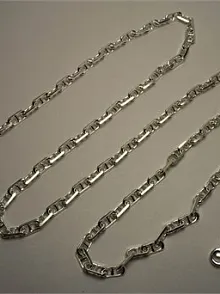 Barli Forse Erkek Gümüş Kolye Zi̇nci̇r Orta Kalinlik
