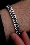 Erkek Çelik Bileklik - 9 mm Sık Örüm Gurmet Zincir Çelik Bileklik Erkek Çelik Bileklik - 9 mm Sık Örüm Gurmet Zincir Çelik Bileklik