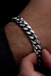 Erkek Bileklik - Gurmet Model Sık Örüm Erkek Çelik Bileklik