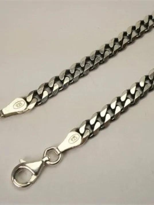 OKSİTLİ GURMET ERKEK GÜMÜŞ KOLYE ZİNCİR İNCE MOD