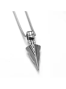 Erkek Kolye - Kunai Hançeri Model Çelik Kolye