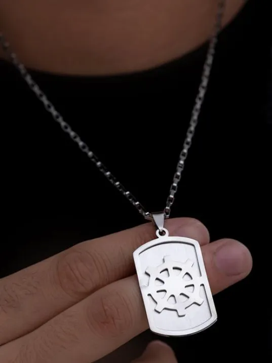 Erkek Kolye - Ottoman Gemici Model Çelik Kolye