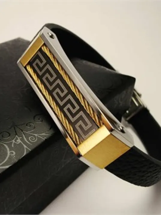 DERİ ÇELİK ERKEK BİLEKLİK KÜNYE ÜST DÜZEY KALİTE DERİ ÇELİK ERKEK BİLEKLİK KÜNYE ÜST DÜZEY KALİTE